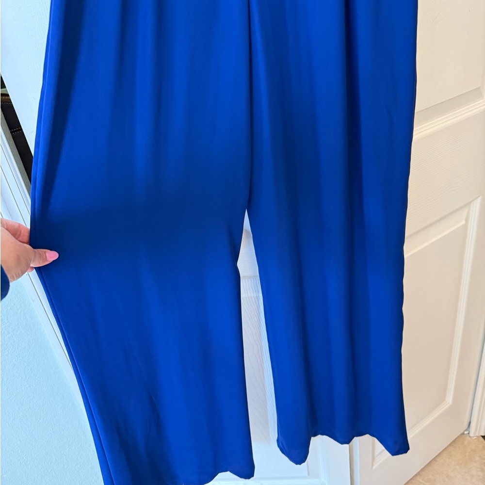 Amanda uprichard blue Lamar jumpsuit - Picture 10 of 11